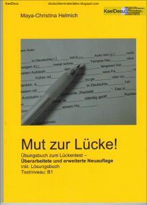 Mut zur Lücke